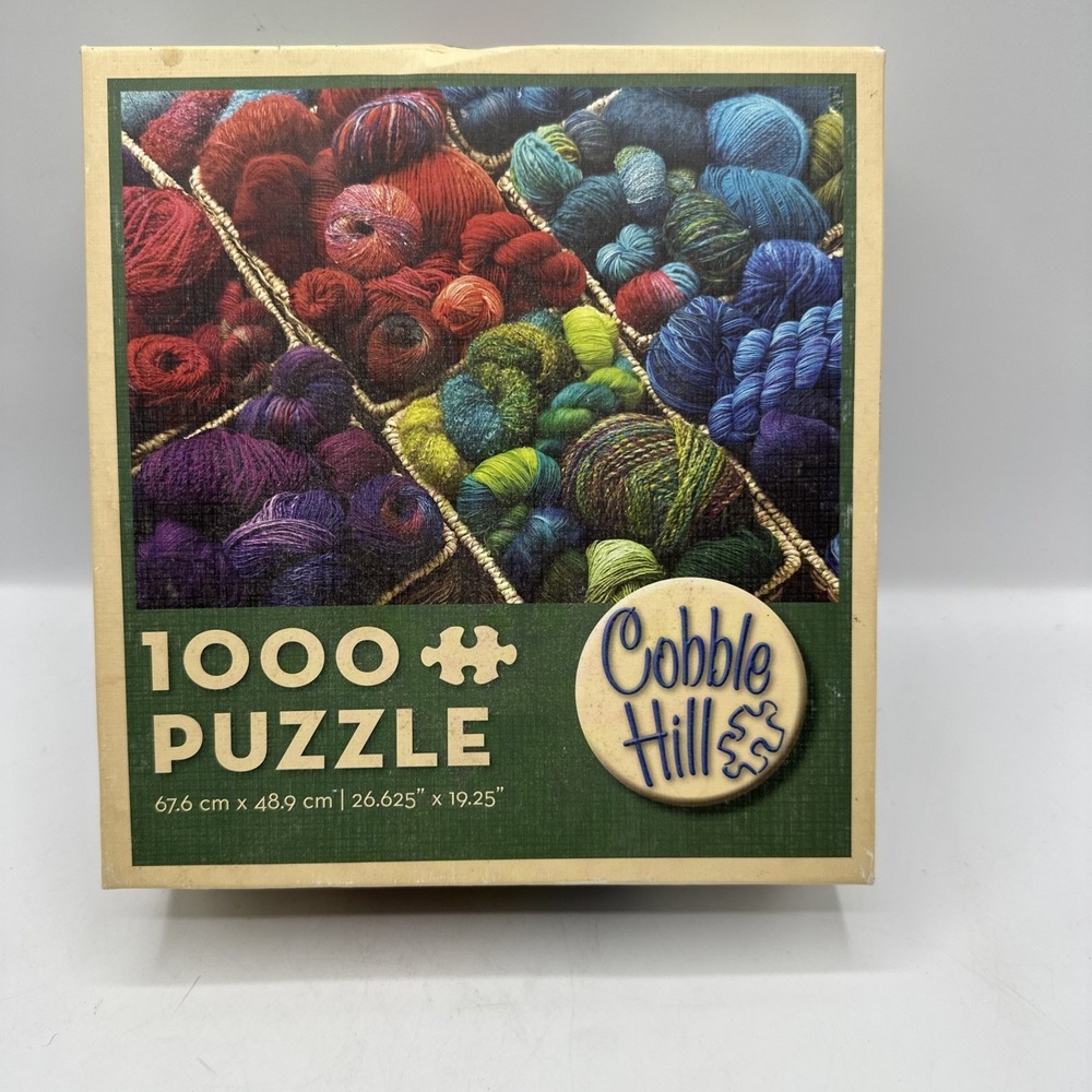 Cobble Hill Plenty Of Yarn‎ 1000 pc Premium Jigsaw Puzzle, Used 2022
